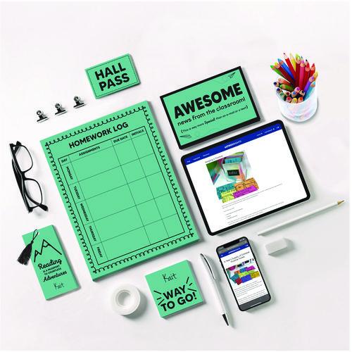 Image of Astrobrights® 91784 Color Cardstock -"Punchy Pastels" Assortment, 65 lb Cover Weight, 8.5 x 11, Breezy Blue, 100/Pack