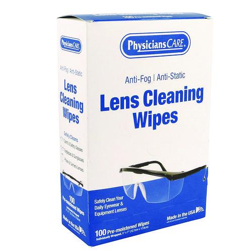 Image of PhysiciansCare® 91295 Lens Cleaning Wipe, 5 x 7, 100/Box
