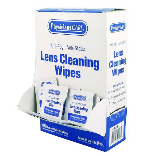 Image of PhysiciansCare® 91295 Lens Cleaning Wipe, 5 x 7, 100/Box