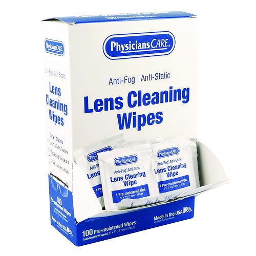 Image of PhysiciansCare® 91295 Lens Cleaning Wipe, 5 x 7, 100/Box