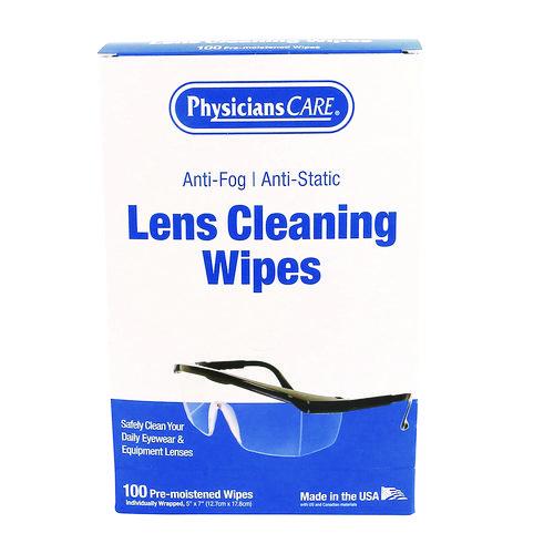 Image of PhysiciansCare® 91295 Lens Cleaning Wipe, 5 x 7, 100/Box