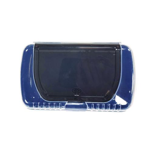 Image of Pep Rally 61746 Pencil Case, 2 Compartments, 9.13" x 5.7" x 2.5", Black
