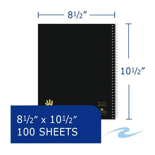 Image of Roaring Spring® 13505 Lefty Notebook, 1-Subject, Wide/Legal Rule, Randomly Assorted Cover Color, (100) 10.5 x 8.5 Sheets