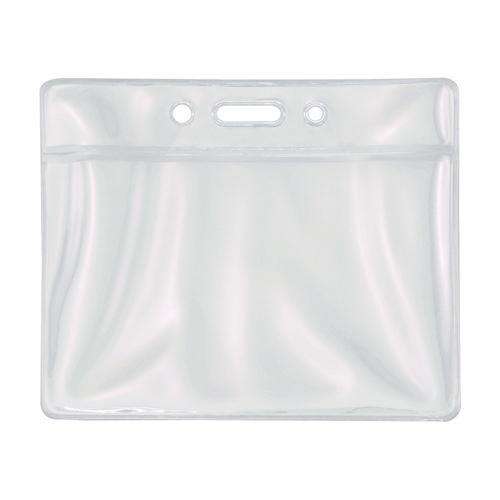 Image of Advantus 75683 ID Badge Holder, Clear, 2.25 x 3.5 Insert, 50/Pack
