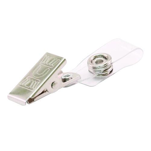 Image of Advantus 97302 Badge Straps with Clips, 0.38" x 2.75", Clear, 25/Pack