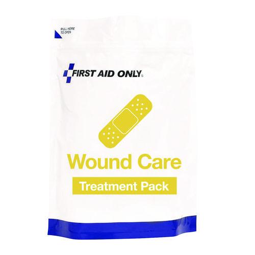 Image of First Aid Only 91164 137-Piece Wound Care Treatment Pack, Resealable Plastic Bag