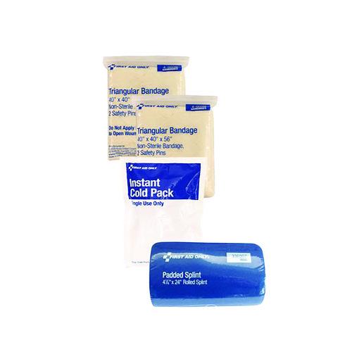 Image of First Aid Only 91165 9-Piece CPR and Sprains Treatment Pack, Resealable Plastic Bag