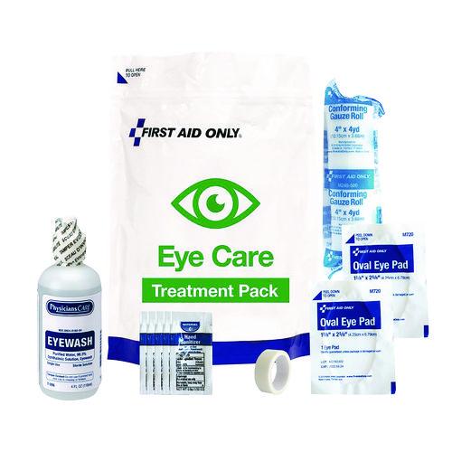 Image of First Aid Only 91168 Eye Care Treatment Pack, 10 Pieces, Resealable Plastic Bag