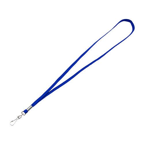 Image of Advantus 97129 Deluxe Lanyard with J-Hook, Blue, 36" Long, 100/Pack