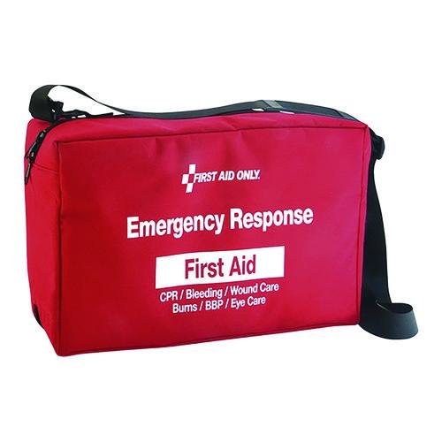 Image of First Aid Only 91170-001 224-Piece Emergency Response Bag, 224-Piece, Fabric Case