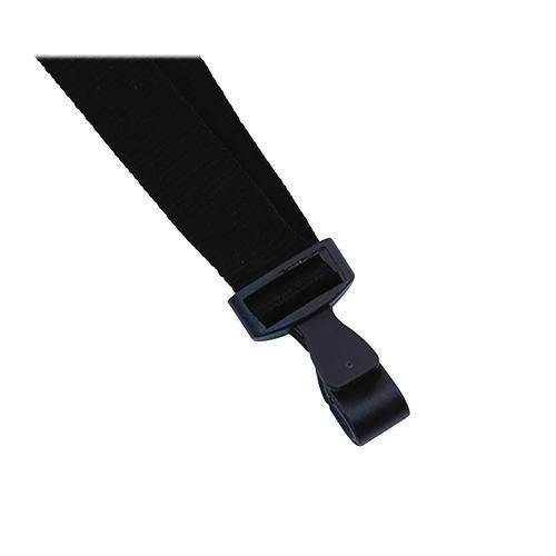 Image of Advantus 97131 Breakaway Lanyard with Plastic Hook, 36" Long, Black, 12/Pack
