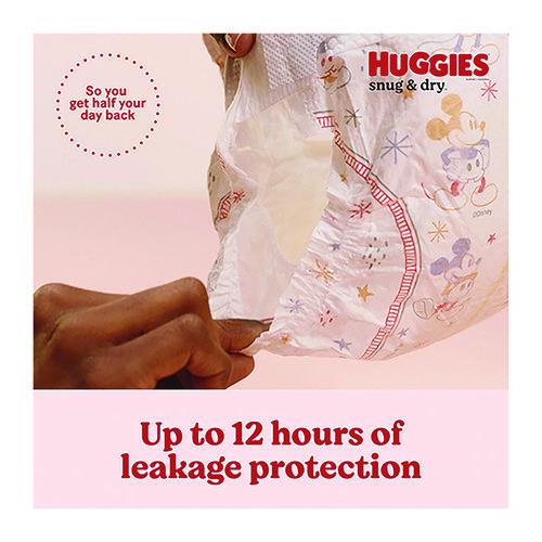 Image of HuggiesÂ® Snug and Dry Diapers, Size 2, 12 lbs to 18 lbs, 100/Carton