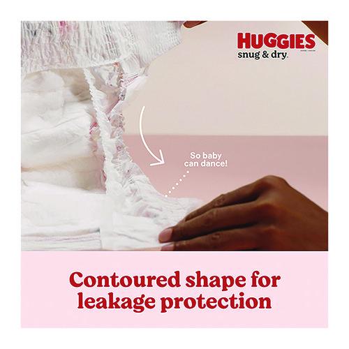 Image of HuggiesÂ® Snug and Dry Diapers, Size 2, 12 lbs to 18 lbs, 100/Carton