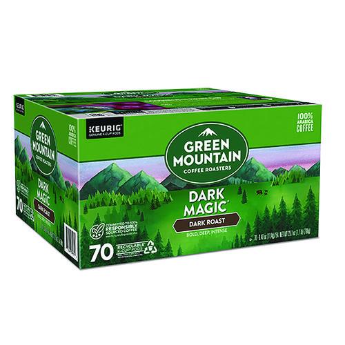 Image of Green Mountain Coffee® 5000379791 Dark Magic Extra Bold Coffee K-Cups, Regular, 70/Box