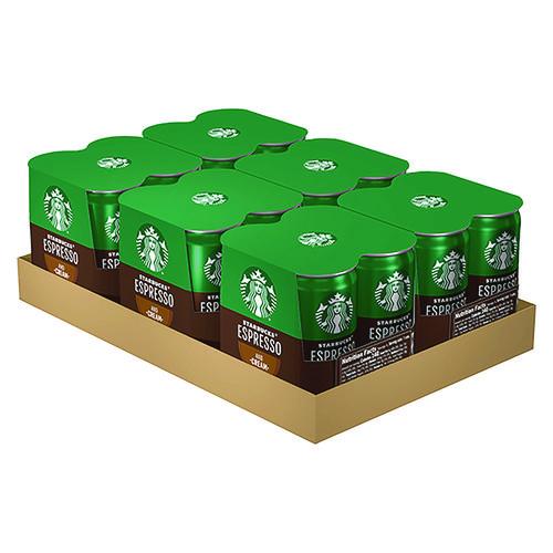 Image of Starbucks® PEP10451 Cold Brew Coffee, Doubleshot Espresso and Cream, 6.5 oz Can, 24/Carton