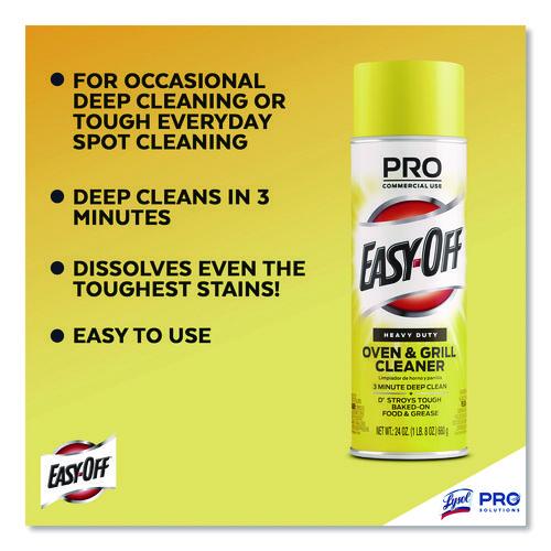 Image of Professional EASY-OFF® 62338-85261 Oven And Grill Cleaner, 24 Oz Aerosol, 6/carton