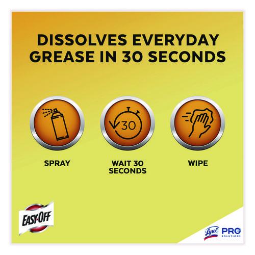 Image of Professional EASY-OFF® 62338-85260 Fume-Free Max Oven Cleaner, Foam, Lemon, 24 oz Aerosol Spray