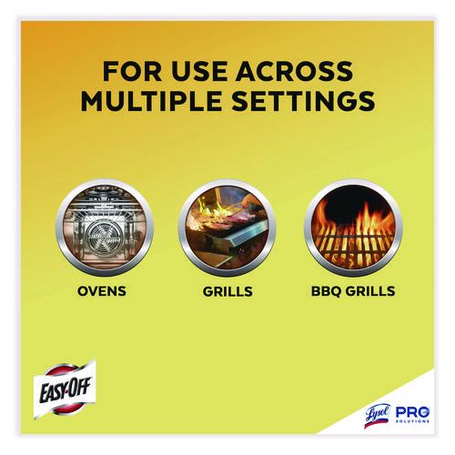 Image of Professional EASY-OFF® 62338-85260 Fume Free Max Oven Cleaner, Foam, Lemon, 24 Oz Aerosol Spray, 6/carton