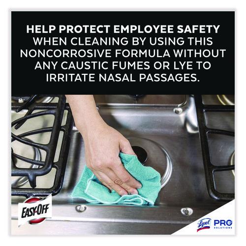 Image of Professional EASY-OFF® 62338-85260 Fume Free Max Oven Cleaner, Foam, Lemon, 24 Oz Aerosol Spray, 6/carton