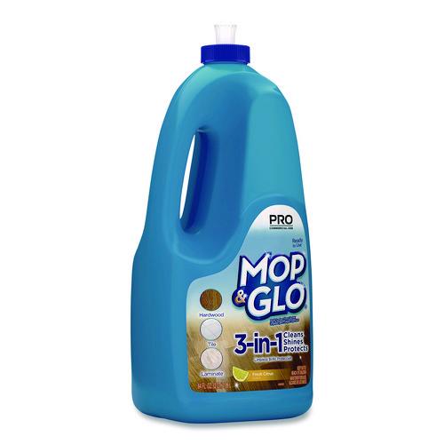 Image of Professional MOP & GLO® 36241-74297 Ready to Use Multi-Surface Floor Cleaner, Fresh Citrus Scent, 64 oz Bottle, 6/Carton