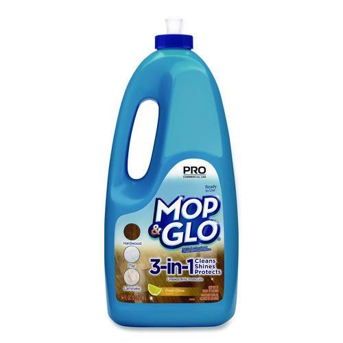 Image of Professional MOP & GLO® 36241-74297 Ready to Use Multi-Surface Floor Cleaner, Fresh Citrus Scent, 64 oz Bottle, 6/Carton