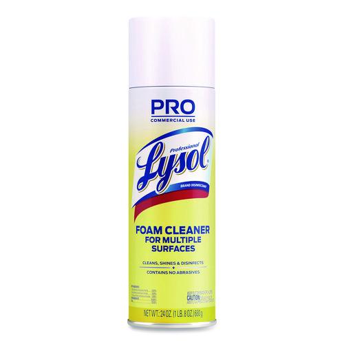 Image of Professional LYSOL® Brand 36241-02775 Disinfectant Foam Cleaner, 24 Oz Aerosol Spray, 12/carton