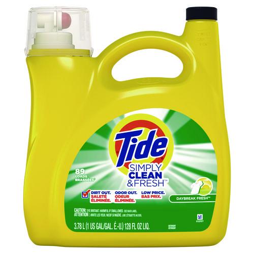 Image of Tide® 20795 Simply Clean and Fresh Laundry Detergent, Daybreak Fresh, 128 oz Bottle