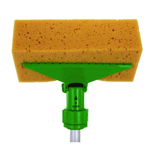 Image of Unger® UNGSP010 Fixi-Clamp Sponge, 3.75 x 8.5, 2.75" Thick, Yellow