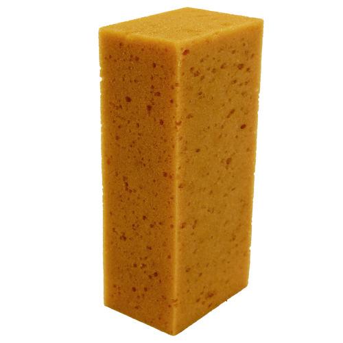 Image of Unger® UNGSP010 Fixi-Clamp Sponge, 3.75 x 8.5, 2.75" Thick, Yellow