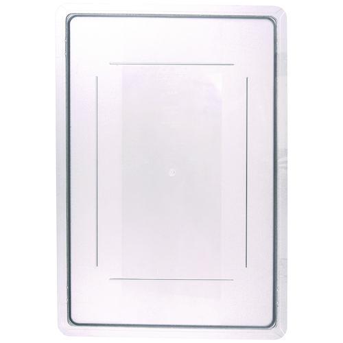 Image of Carlisle 1062707 StorPlus Polycarbonate Food Storage Container Lid, 18 x 26 x 1.28, Clear, Plastic