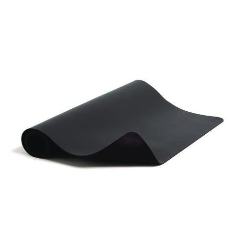 Image of Smead Vegan Leather Desk Pads, 31.5 x 15.7, Charcoal