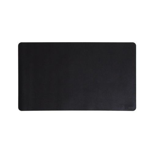 Image of Smead Vegan Leather Desk Pads, 23.6 x 13.7, Charcoal