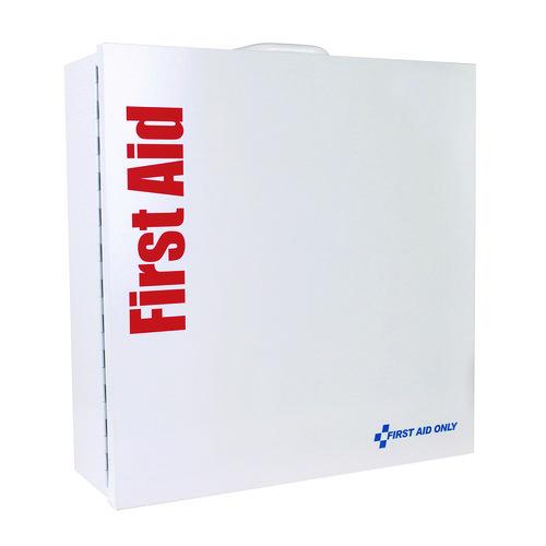 Image of First Aid Only 91379 91379 Large Metal SmartCompliance Food Service Cabinet ANSI B with No Medications, 337 Pieces, Metal Case