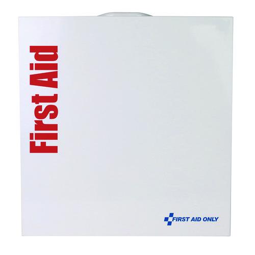 Image of First Aid Only 91379 91379 Large Metal SmartCompliance Food Service Cabinet ANSI B with No Medications, 337 Pieces, Metal Case