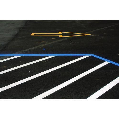 Image of Rust-Oleum® 2395000CT Professional Striping Machine, Accommodates Up to 13 Standard Inverted Striping Paint Spray Cans, Yellow