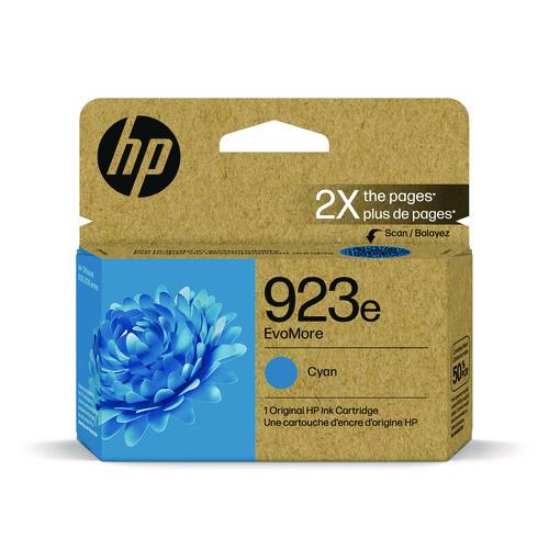 Image of HP 4K0T4LN HP 923E (4K0T4LN) Cyan Original Ink Cartridge