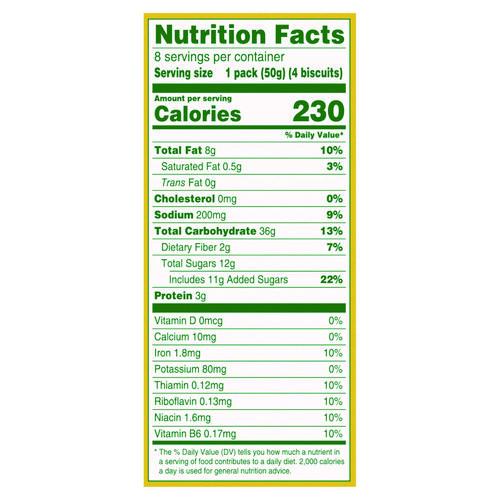 Image of Nabisco® 00 44000 02909 00 belVita Breakfast Biscuits, Blueberry, 1.76 oz Pack, 8/Box