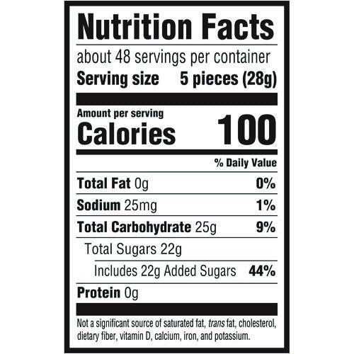 Image of Sour Patch Kids® 00 70462 43147 00 Fruit Flavored Candy, Grab-and-Go, 240 Pieces/Box
