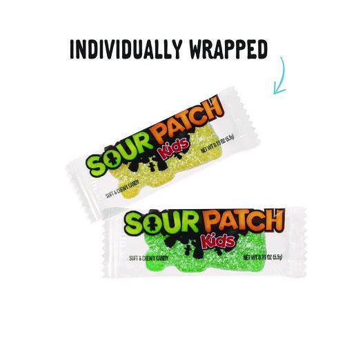 Image of Sour Patch Kids® 00 70462 43147 00 Fruit Flavored Candy, Grab-and-Go, 240 Pieces/Box