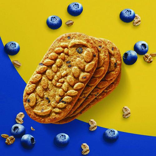 Image of Nabisco® 00 44000 02908 00 belVita Breakfast Biscuits, 1.76 oz Pack, Blueberry, 8 Packs/Box, 8 Boxes/Carton
