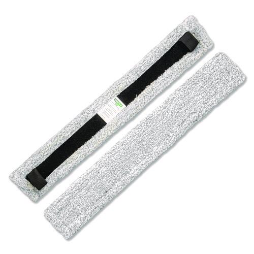 Image of Unger® UNGVEP25 VisaVersa Pro Microfiber Replacement Pad, 10" Light Gray, 10/Carton