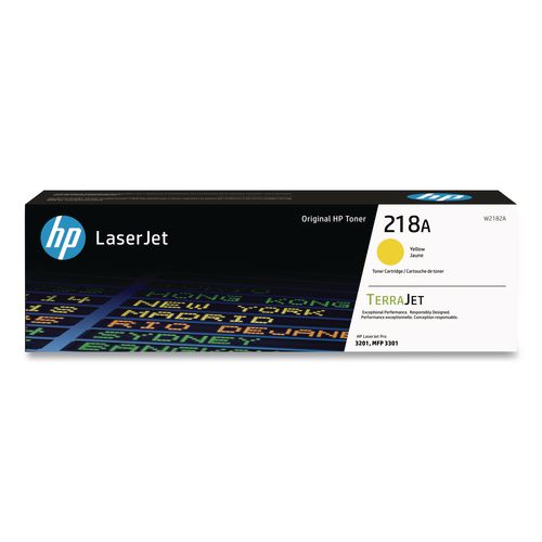 Image of HP HP 218A, (W2182A), Yellow Original LaserJet Toner