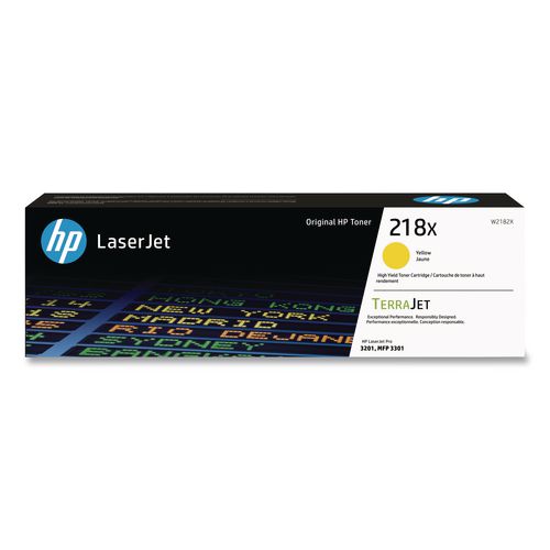 Image of HP W2182X HP 218X, (W2182X) High-Yield Yellow Original LaserJet Toner