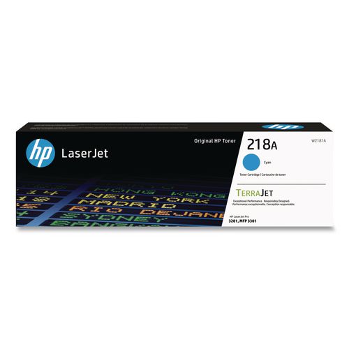 Image of HP W2181A HP 218A, (W2181A), Cyan Original LaserJet Toner