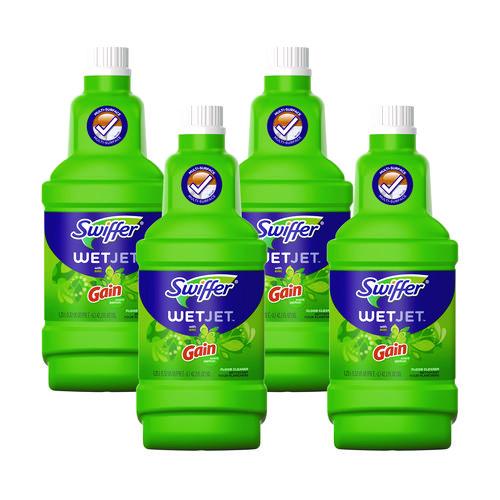 Image of Swiffer® 77809 WetJet System Cleaning-Solution Refill, Gain Scent, 1.25 L Bottle, 4/Carton