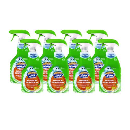 Image of Scrubbing Bubbles® 366078 Multi Surface Bathroom Cleaner, Citrus Scent, 32 Oz Spray Bottle, 8/carton