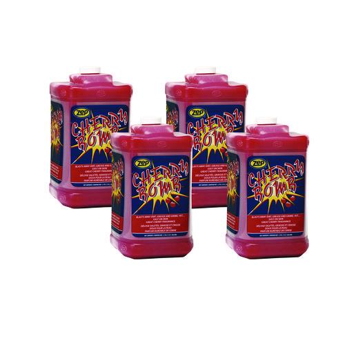 Image of Zep® 95124 Cherry Bomb Hand Cleaner Refill, Cherry Scent, 1 gal, 4/Carton
