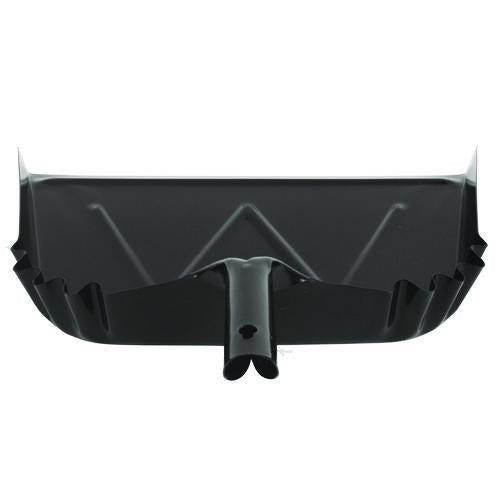 Image of Impact® 4216 Heavy-Duty Commercial Dust Pan, 16 X 15.5, 5.38" Handle, 20-Gauge Steel, Black