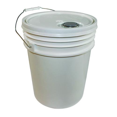 Image of Impact® 5515 Utility Bucket with Lid, 5 gal, Polyethylene, White, 11.25" dia