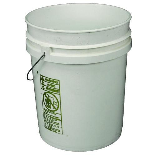 Image of Impact® 5515 Utility Bucket with Lid, 5 gal, Polyethylene, White, 11.25" dia